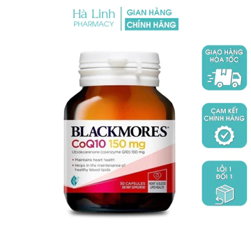 Viên Uống Bổ Tim Mạch Blackmores CoQ10 150mg & 300mg (30 Viên) hỗ trợ sức khỏe tim mạch