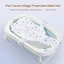 Lưới tắm sơ sinh cho bé Lưới chống trượt lưới đỡ tắm móc chậu phù hợp chậu tròn và chậu dài