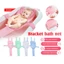 Lưới tắm sơ sinh cho bé Lưới chống trượt lưới đỡ tắm móc chậu phù hợp chậu tròn và chậu dài