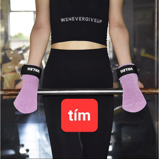 -1 Đôi găng tay da bò thô ( da lộn ) thích hợp cho các bạn nữ tập Gym