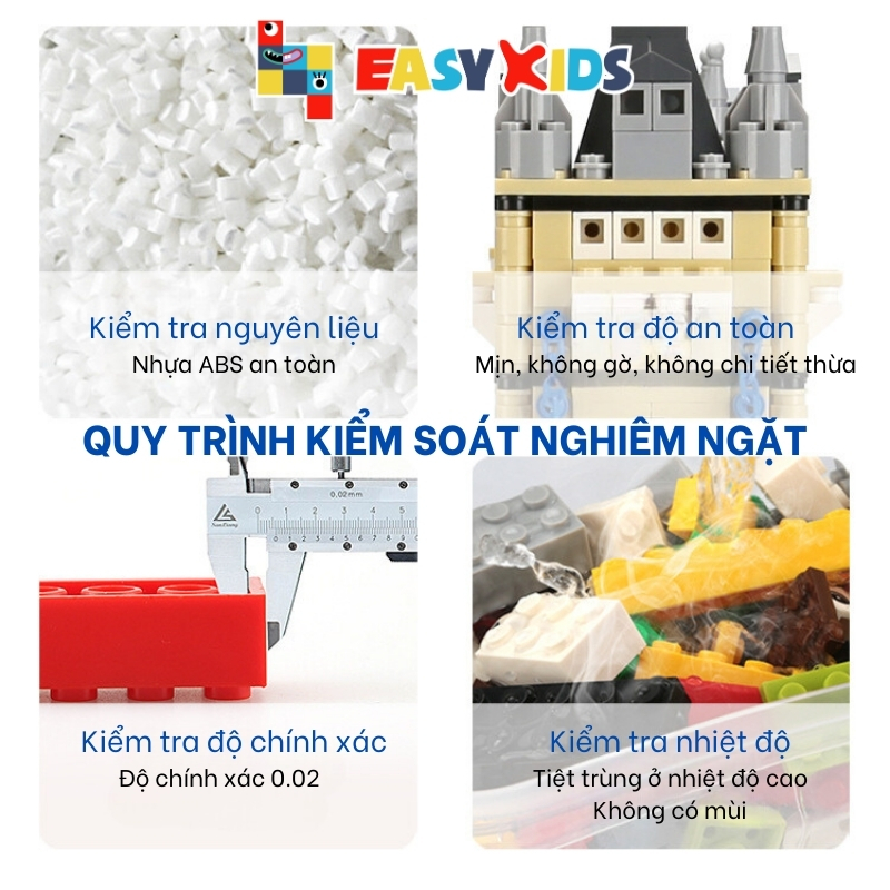 Đồ chơi xếp hình kỳ quan thế giới Có sách hướng dẫn ghép