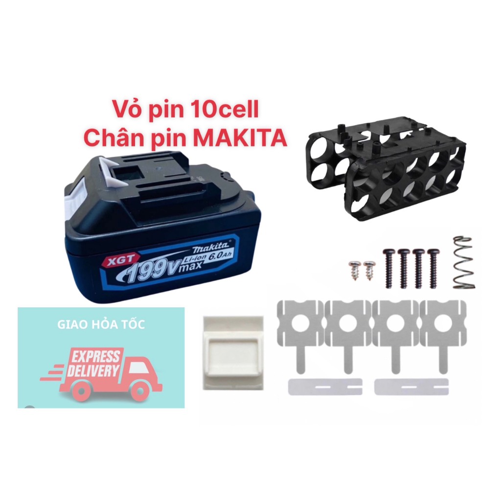 Vỏ pin Makita 18V 21V 5S chân pin phổ thông | Shopee Việt Nam