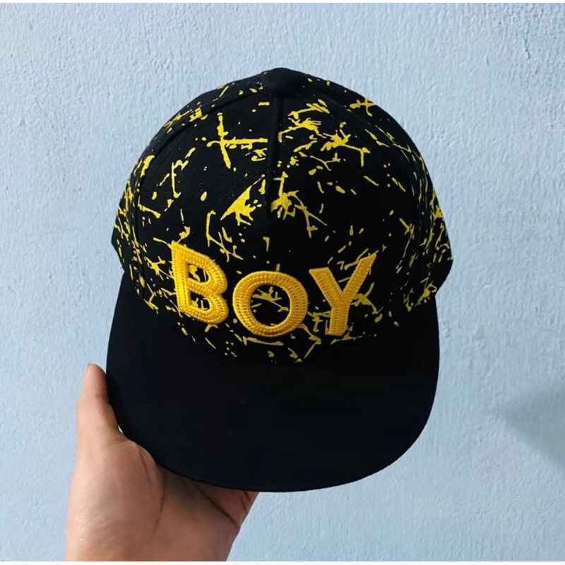 MŨ KẾT LƯỠI TRAI HIPHOP THÊU CHỮ BOY LOANG MÀU CHO BÉ TỪ 1t đến 5t