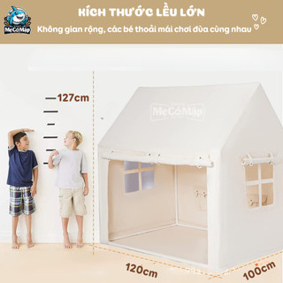 Lều Cho Bé Pakey Cao Cấp, Lều Nhà Cho Bé Trai Bé Gái Chơi Và Ngủ, Dễ Dàng Tháo Lắp Gấp Gọn