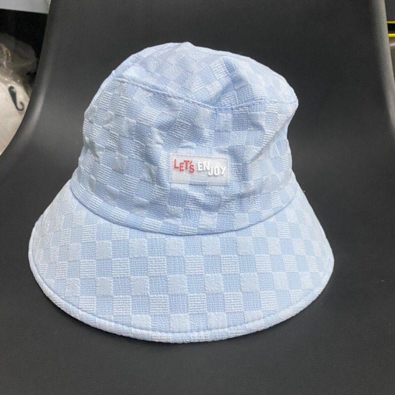 MŨ BUCKET CARO THÊU TEM LET,S ENJOY THỜI TRANG NAM NỮ SIÊU ĐẸP