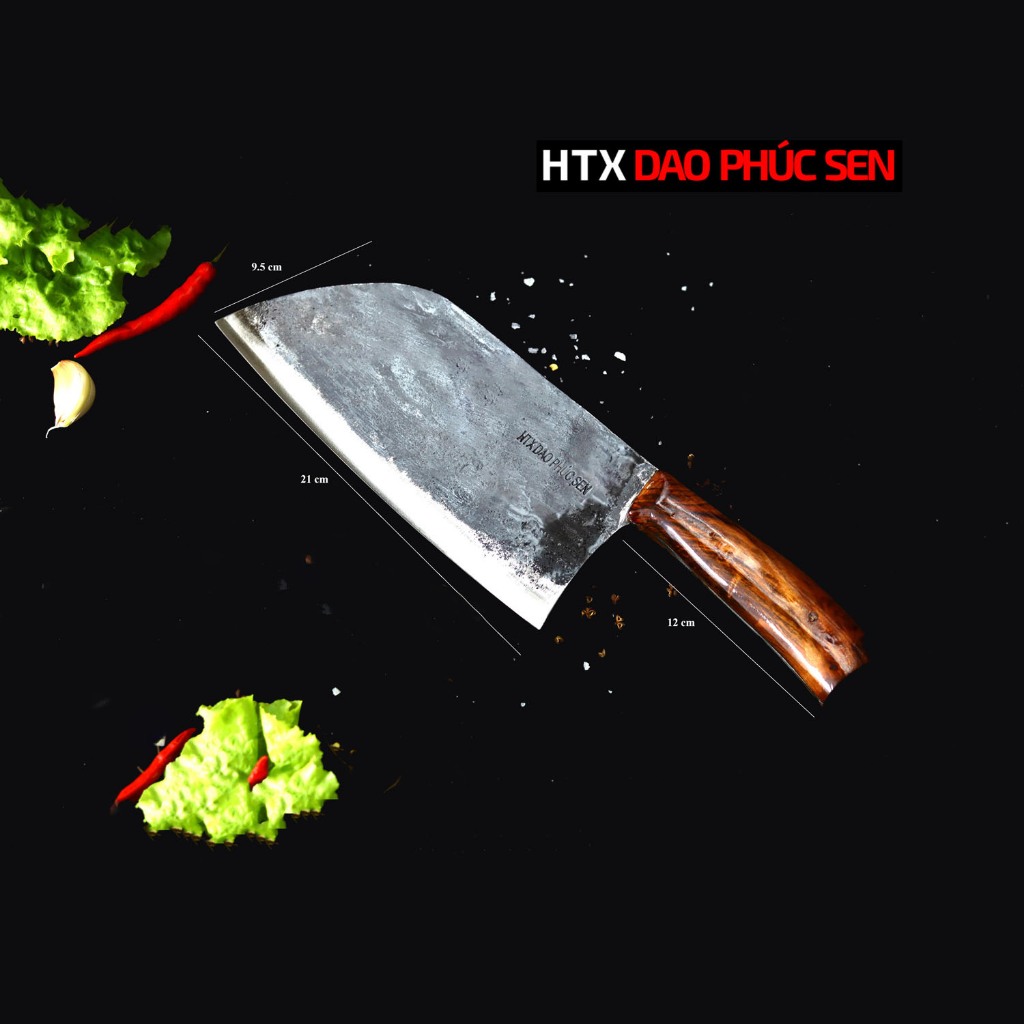 Dao Chặt Thái HTX DAO PHÚC SEN DCL03D Bản Mới Chốt Đồng Thái Thịt Rau ...
