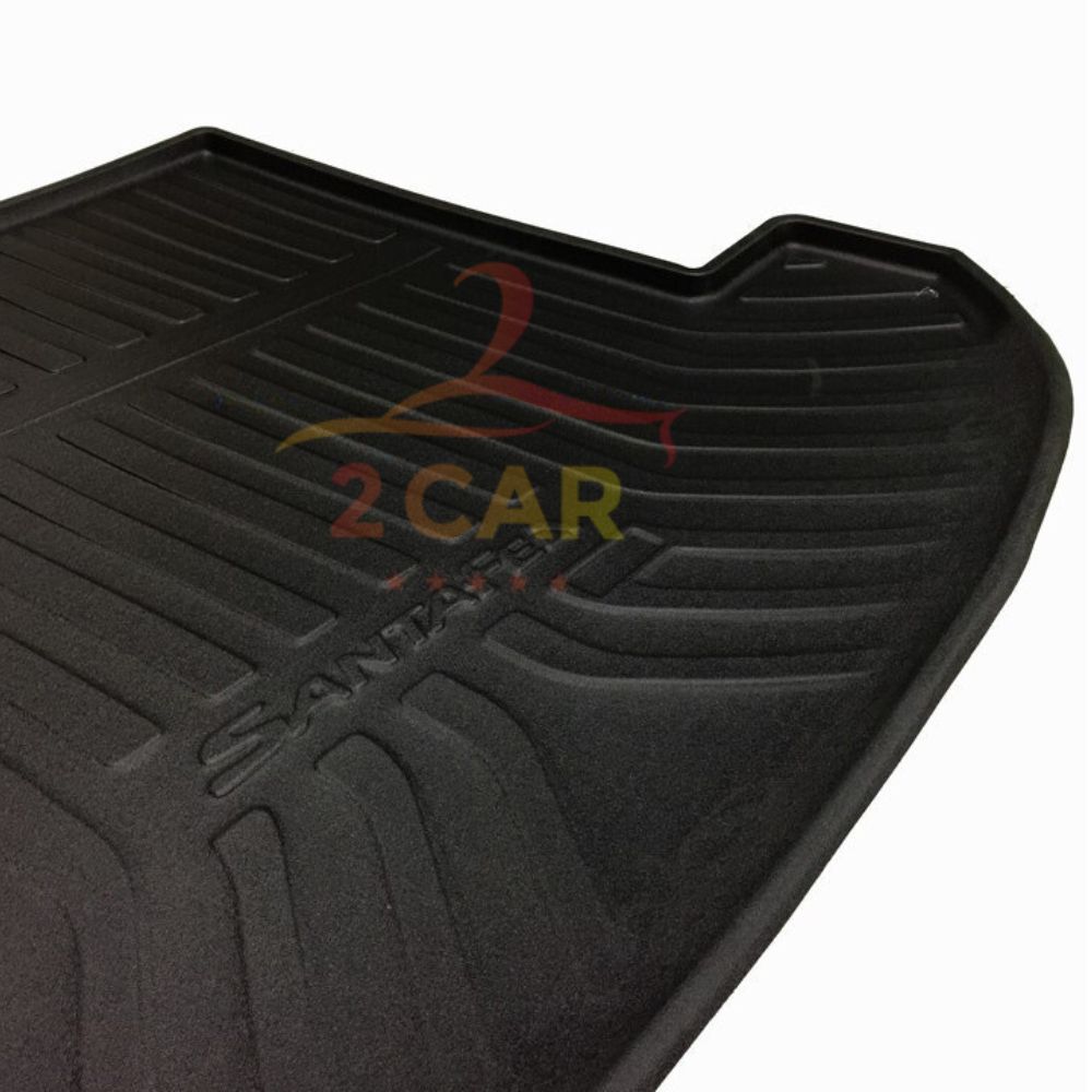 LÓT CỐP Nhựa xe Hyundai Santafe 2019, 2020, 2021, 2022, 2023, 2024, 2025 nhựa dẻo không thấm nước, không mùi .LCN-HU007
