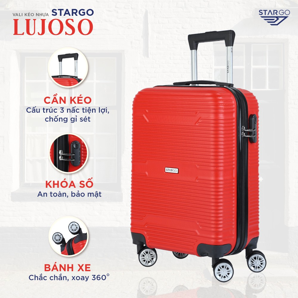 Ảnh Vali Kéo Nhựa Du Lịch STARGO LUJOSO Z22 - Size S (20inch)/ Xách Tay (Cabin) - Khóa Số - Nhựa ABS 3
