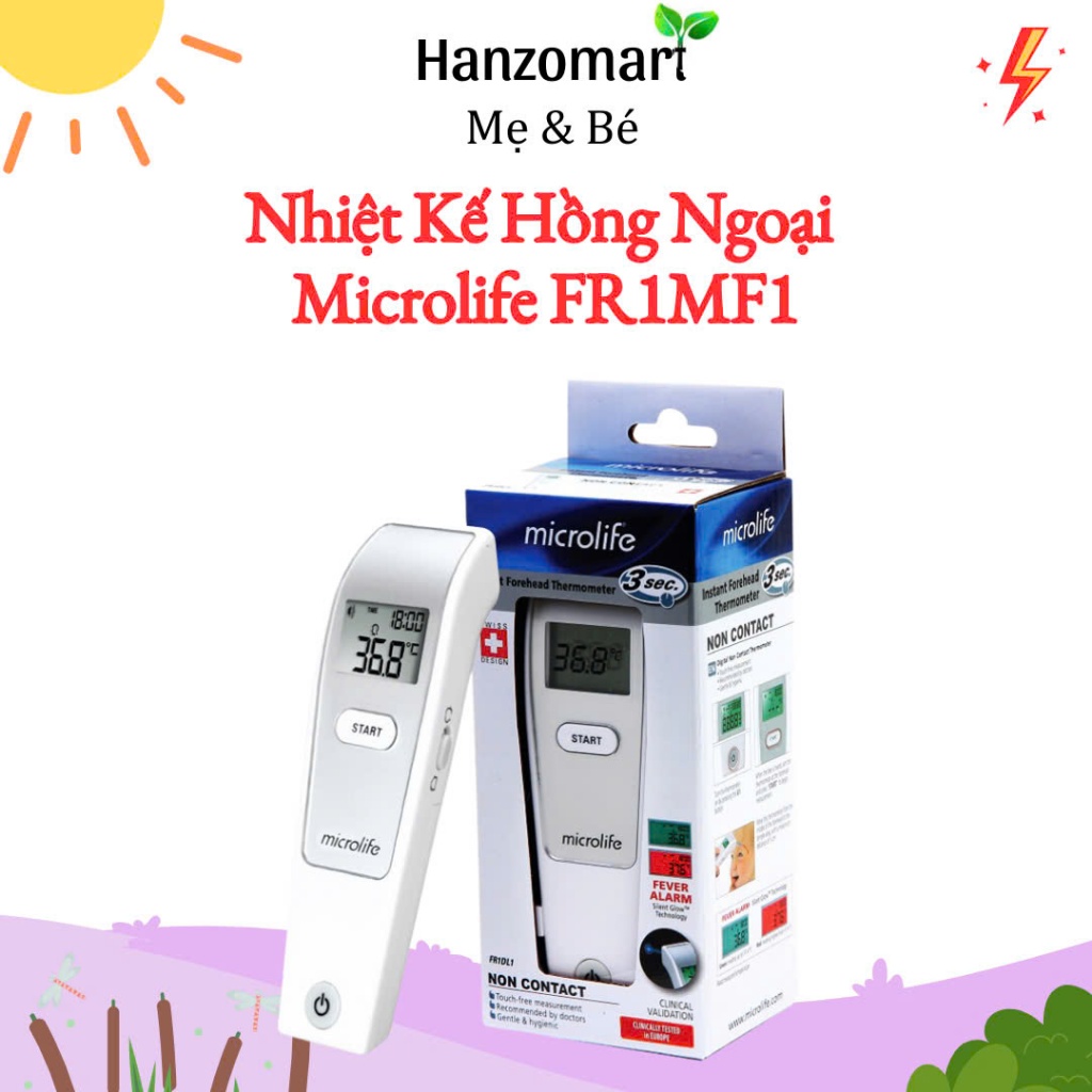 Nhiệt kế hồng ngoại Microlife FR1MF1 đo thân nhiệt, đo nhiệt độ bề mặt - hanzo2009