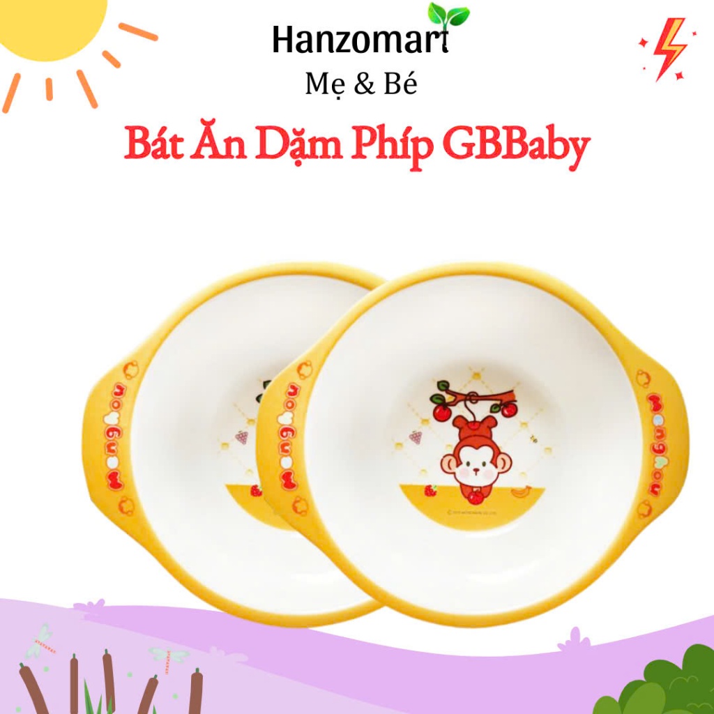 Bát phíp ăn dặm cho bé GB-baby hình dễ thương - hanzo2009
