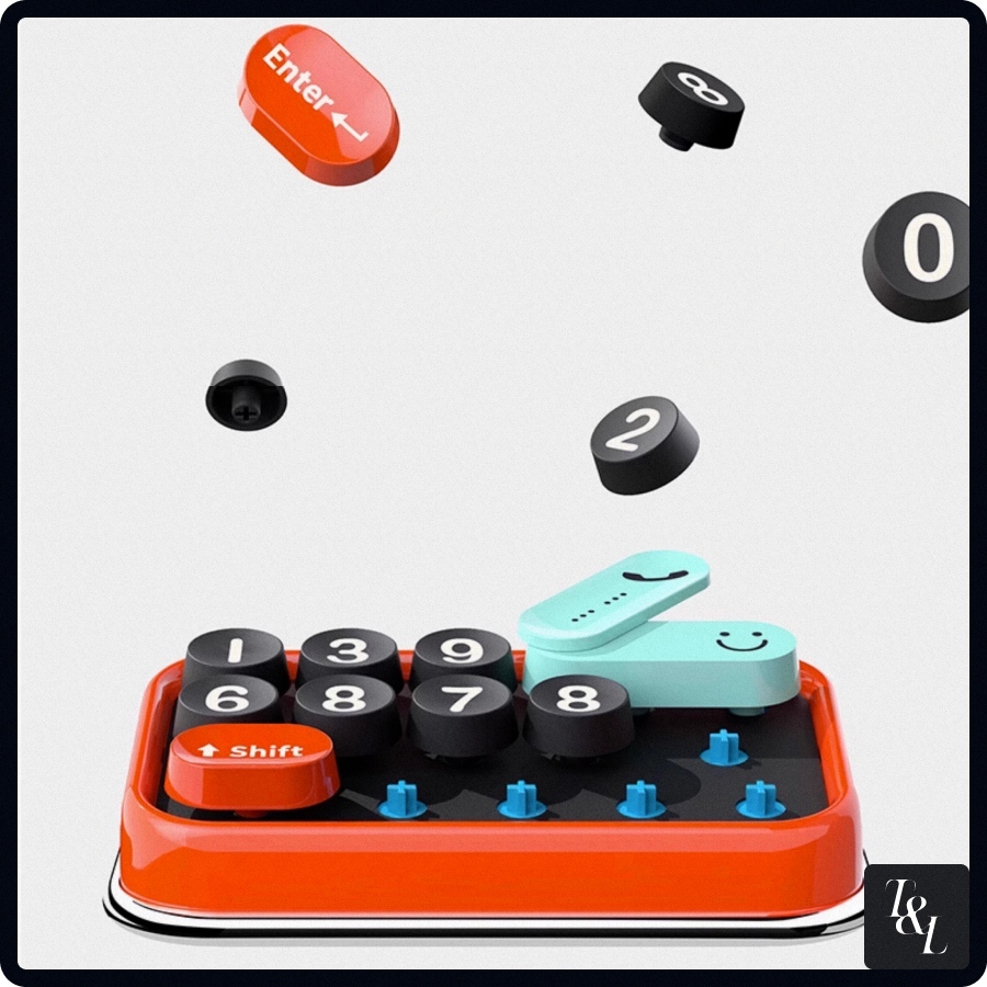 Bảng Số Điện Thoại Trên Ô Tô Cao Cấp THE KEYBOARDMAN – Phong Cách Retro, Cổ Điển, Cực Chất