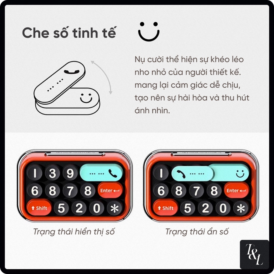 Bảng Số Điện Thoại Trên Ô Tô Cao Cấp THE KEYBOARDMAN – Phong Cách Retro, Cổ Điển, Cực Chất