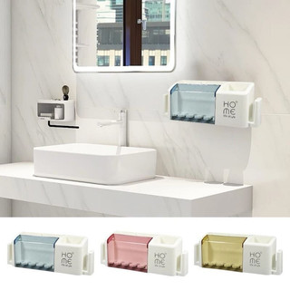 Kệ bàn chải đánh răng dán tường chắc chắn,Kệ nhà tắm cắm bàn chải 437