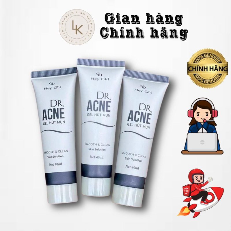 Lột mụn đầu đen Dr Acne chính hãng