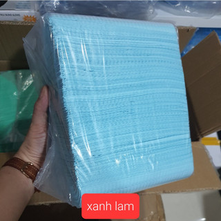-Bịch 125 cái Giấy lót xe đẩy kệ phun xăm, lót bàn phun xăm, giấy lót vệ sinh dành cho spa dùng 1 lần