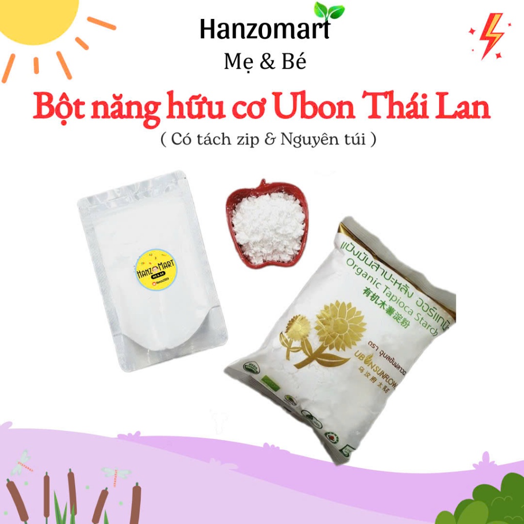 Bột năng hữu cơ Thái Lan 100gr ( có nguyên túi)