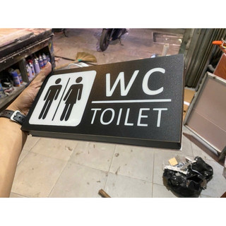 Bảng WC, Toilet Nam Nữ có đèn