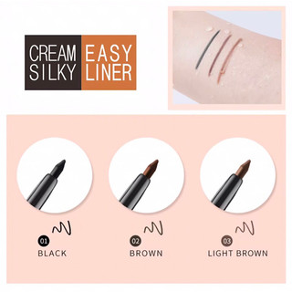 Bút kẻ mắt 2 công dụng siêu sắc nét không thấm nước kẻ lông mày lâu trôi 0.25g