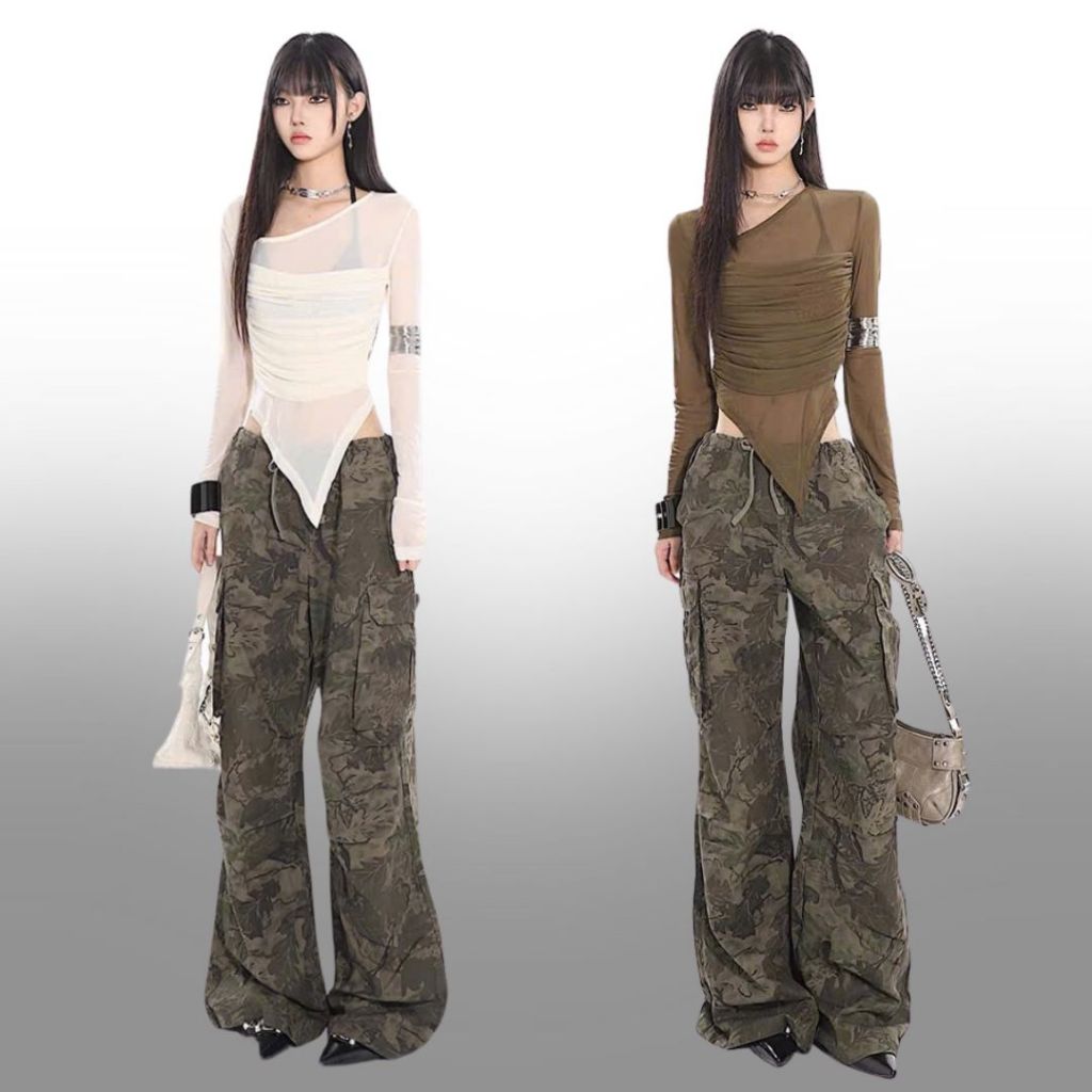 Áo thun nữ ôm body tay dài Sicily Áo thun lưới AL805