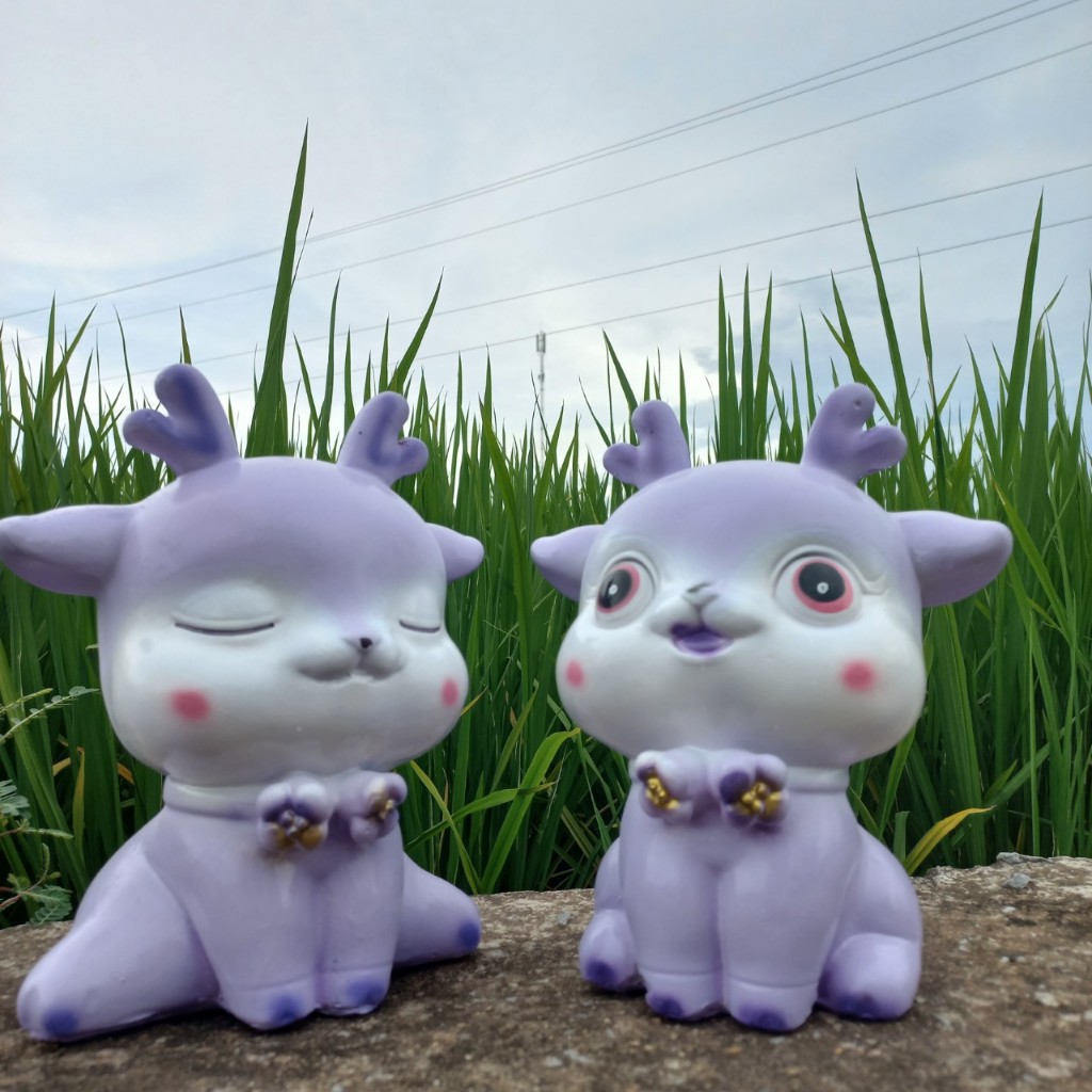Ống Tiết Kiệm Hươu Chibi Cute- heo đất tiết kiệm quà tặng trang trí decor