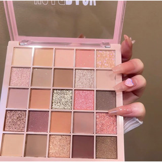 Bảng Phấn Mắt 25 Ô Back Back Màu Mắt Nhũ Mắt Chuẩn Màu Mềm Mịn Lâu Trôi Nội Địa Trung