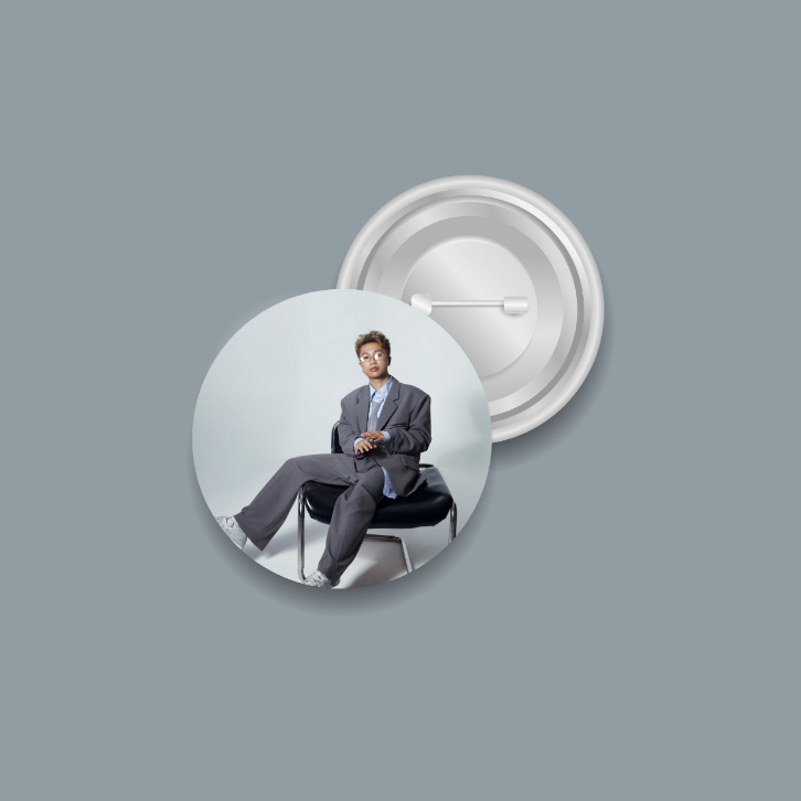 huy hiệu cài áo/badge/pin ca sĩ/ rapper Obito (đọc mô tả)