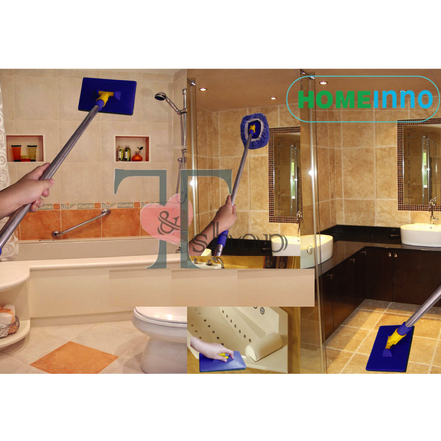 [HỎA TỐC]Đầu Thay Thế Cây Chà Toilet Nhà Tắm Đa Năng Homeinno (KHÔNG CÁN)