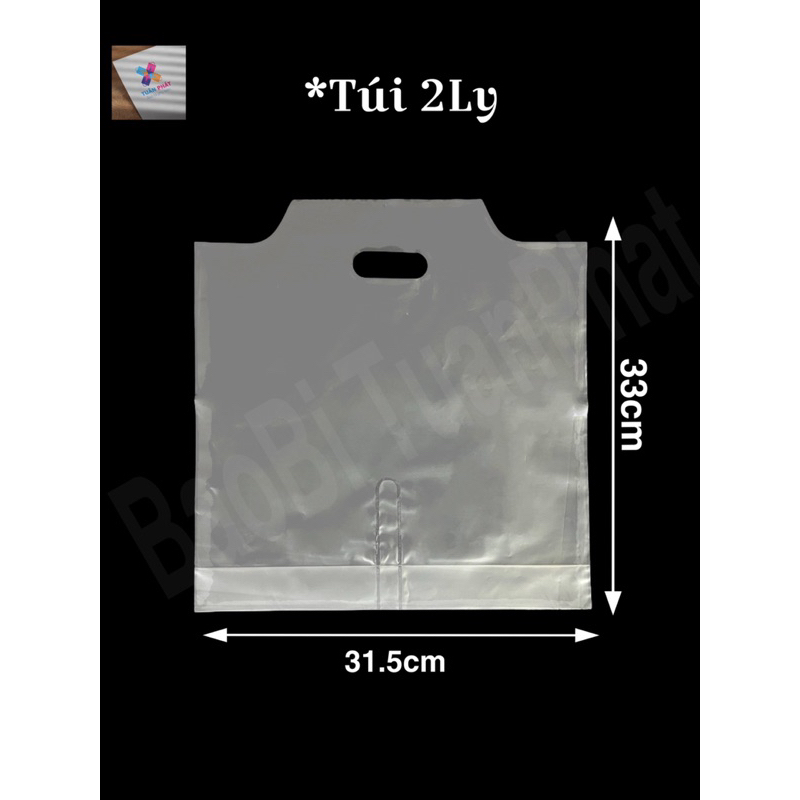 {1KG} Túi Đựng Ly Trà Sữa Cà Phê Nước Ép Túi Chữ T, Túi 1 Ly, Túi 2 Ly Có Vách Ngăn Dùng Một Lần