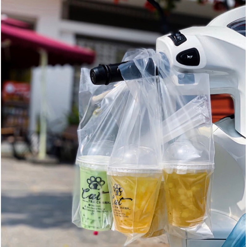 1KG Túi nilon đựng cốc mang về giá sỉ