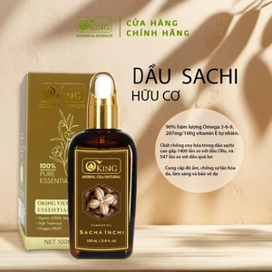 Dầu sachi nguyên chất làm sáng và ngừa lão hóa cho da 100ml (Sacha Inchi oil) | Oking Việt Nam