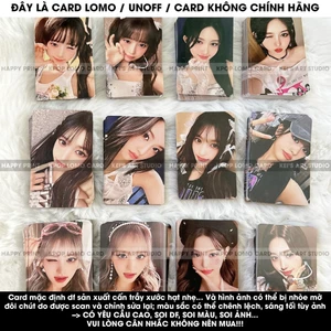 Set 6 thẻ ảnh IVE CONCERT SHOW WHAT I HAVE: Wonyoung, Liz, Rei, Yujin, Leeseo, Gaeul