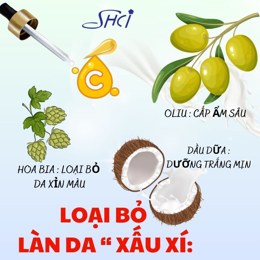 Sữa Tắm Giúp Dưỡng Da Trắng Sáng SHCI Hatomugi The Body Soap (800mL)