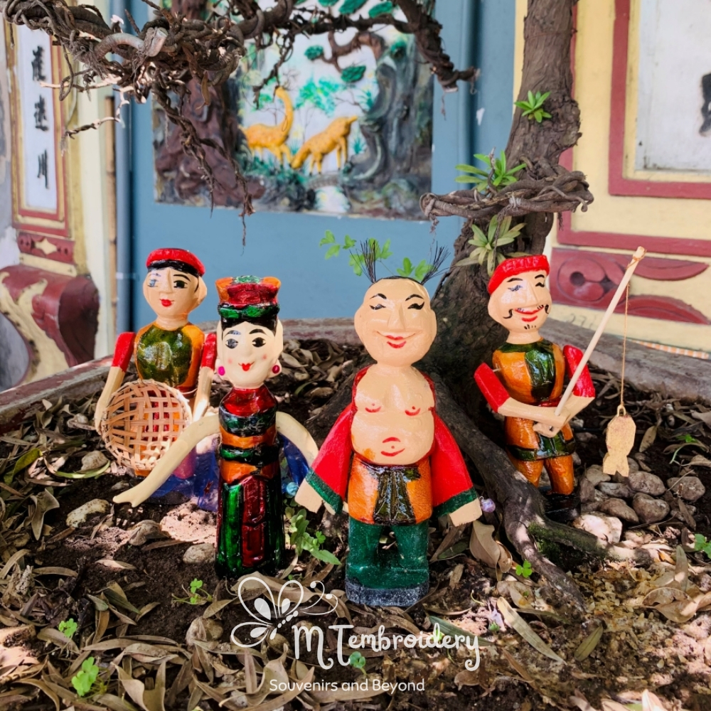 Rối Gỗ Dân Gian Việt Nam - Mô Hình Rối Nước Cử Động Tay Trưng Bày Lưu ...