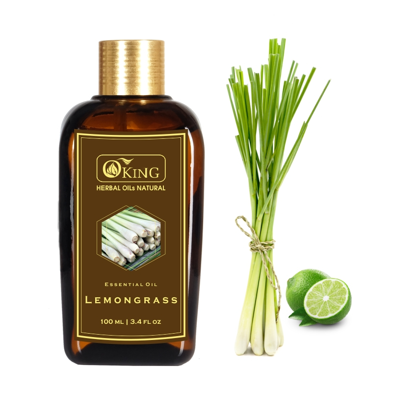 Tinh dầu Sả Chanh nguyên chất thơm mát, đuổi muỗi, thanh lọc không khí 100ml | Oking Việt Nam