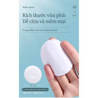 Bông tẩy trang siêu mềm mịn 80 miếng