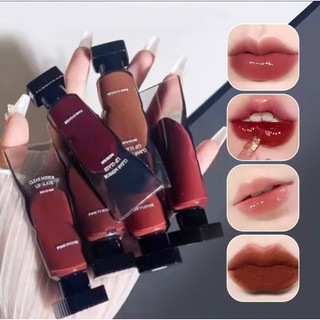 Son Lì Kem Bóng Ice Cube Velvet Lip Glaze matte Mềm Môi Căng Mọng Lâu Trôi