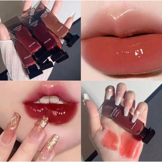 Son Lì Kem Bóng Ice Cube Velvet Lip Glaze matte Mềm Môi Căng Mọng Lâu Trôi