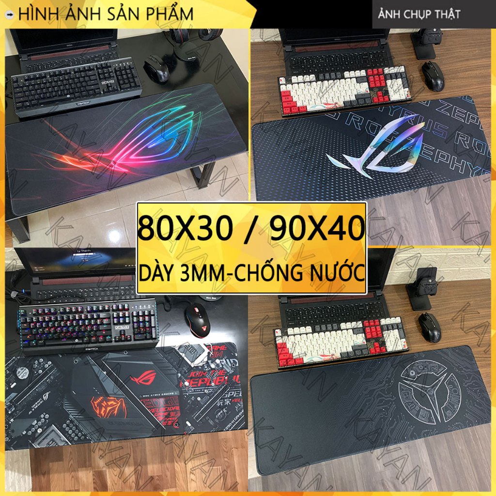 [CHỐNG NƯỚC] Miếng Lót chuột, bàn di chuột gaming cỡ lớn