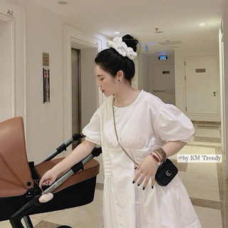 dây buộc tóc chun bèo bản to 20p 4 lớp chuẩn kab-hàng có sẵn