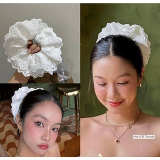 dây buộc tóc chun bèo bản to 20p 4 lớp chuẩn kab-hàng có sẵn