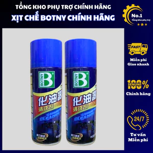 Xịt chế hòa khí vệ sinh buồng đốt xe máy ô tô - Vệ sinh họng ga bình xăng con BOTNY chính hãng
