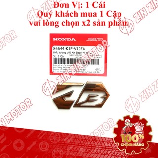 Tem Logo Nổi AB, Biểu Tượng Air Blade 2020 2021 2022 2023+ Chính Hãng - ZZM