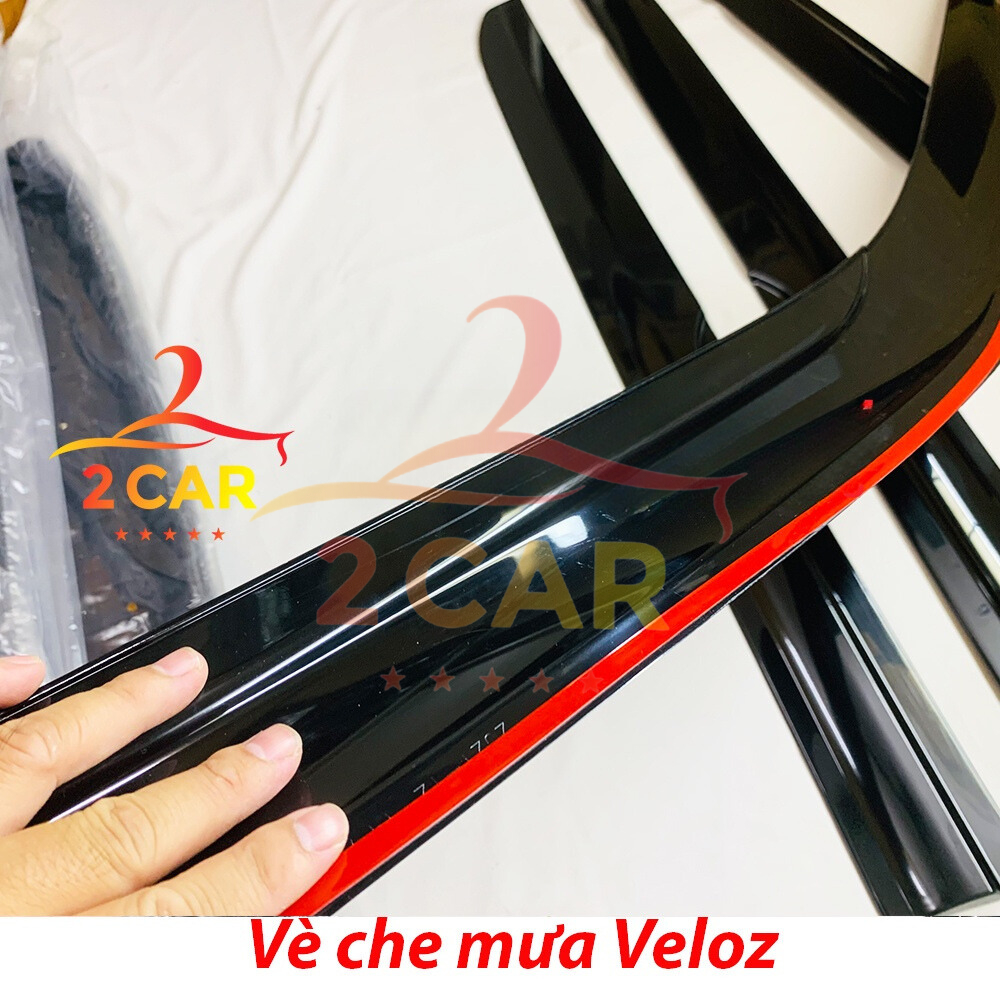 Vè che mưa xe Toyota Veloz Cross 2022, 2023,2024, 2025 Nhựa đen dày cao cấp