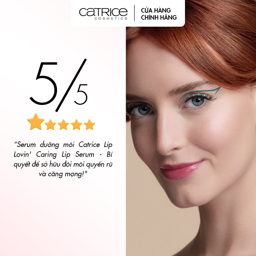 Serum dưỡng môi Catrice Lip Lovin' Caring Lip Serum mềm mại và cải thiện sắc tố 2ml