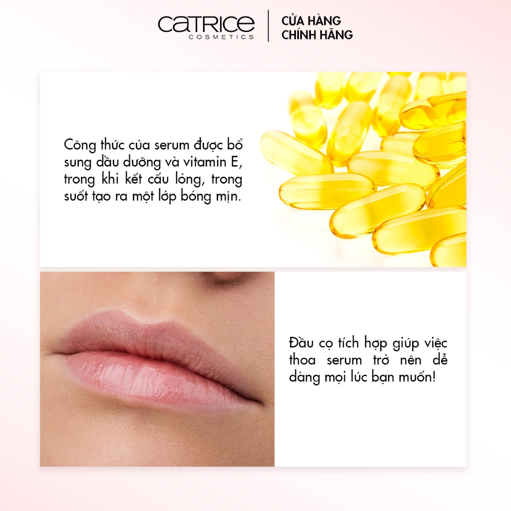 Serum dưỡng môi Catrice Lip Lovin' Caring Lip Serum mềm mại và cải thiện sắc tố 2ml