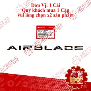 Tem Chữ Nổi Air Blade Cho Xe AB 2020 2021, 2022 - 2026 86835-K1F-V00ZA, 86835-K1F-V00ZB, 86835-K1F-V00ZC Chính Hãng