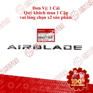 Tem Chữ Nổi Air Blade Cho Xe AB 2020 2021, 2022 - 2026 86835-K1F-V00ZA, 86835-K1F-V00ZB, 86835-K1F-V00ZC Chính Hãng