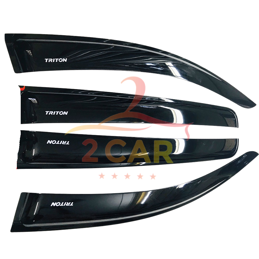 Vè Che Mưa Xe MITSUBISHI TRITON 2016- 2022, 2023, 2024 2025 NHỰA ĐEN Thái Dày