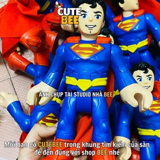 Mô hình BATMAN, SUPERMAN, CAPTAIN AMERICA size XL cao 25cm, lỗi lem màu - Đồ chơi xịn xuất dư
