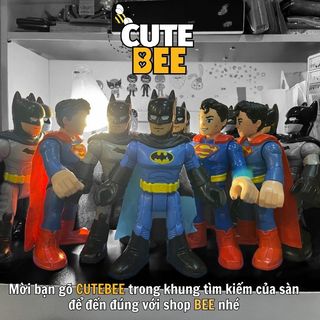 Mô hình BATMAN, SUPERMAN, CAPTAIN AMERICA size XL cao 25cm, lỗi lem màu - Đồ chơi xịn xuất dư